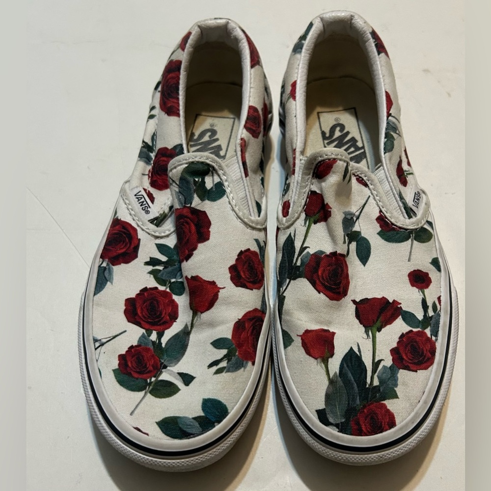 Vans Floral Slip-On Sneakers